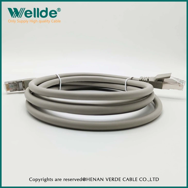 AWG24 50µ Cat6A Patch Cord Gray Network Cable