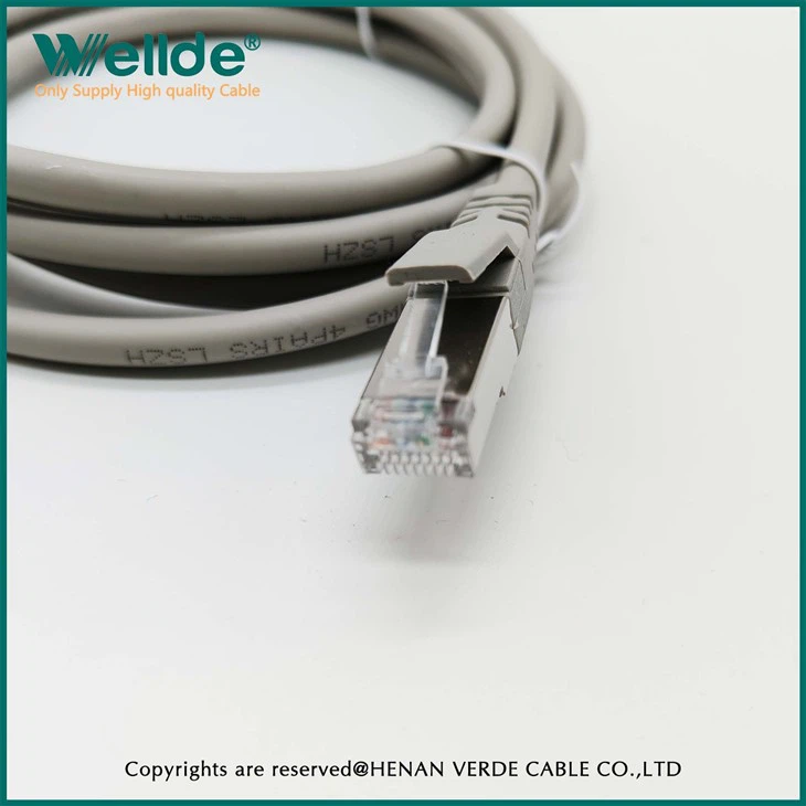 AWG24 50µ Cat6A Patch Cord Gray Network Cable