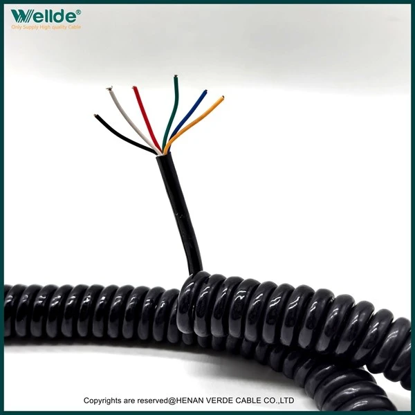 6 Core Truck Coiled Spiral Cable suppliers