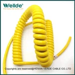 PUジャケットフレキシブルコイルスパイラルケーブル